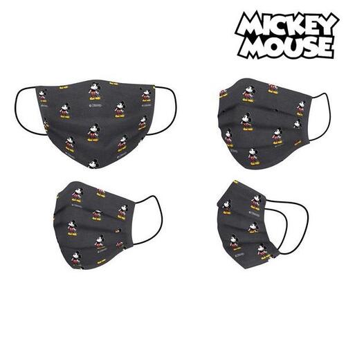 Hygiejnisk maske Mickey Mouse + 11 år Sort