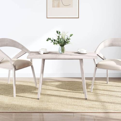 Bordplade 100x60x2,5 cm rektangulær massivt fyrretræ hvid