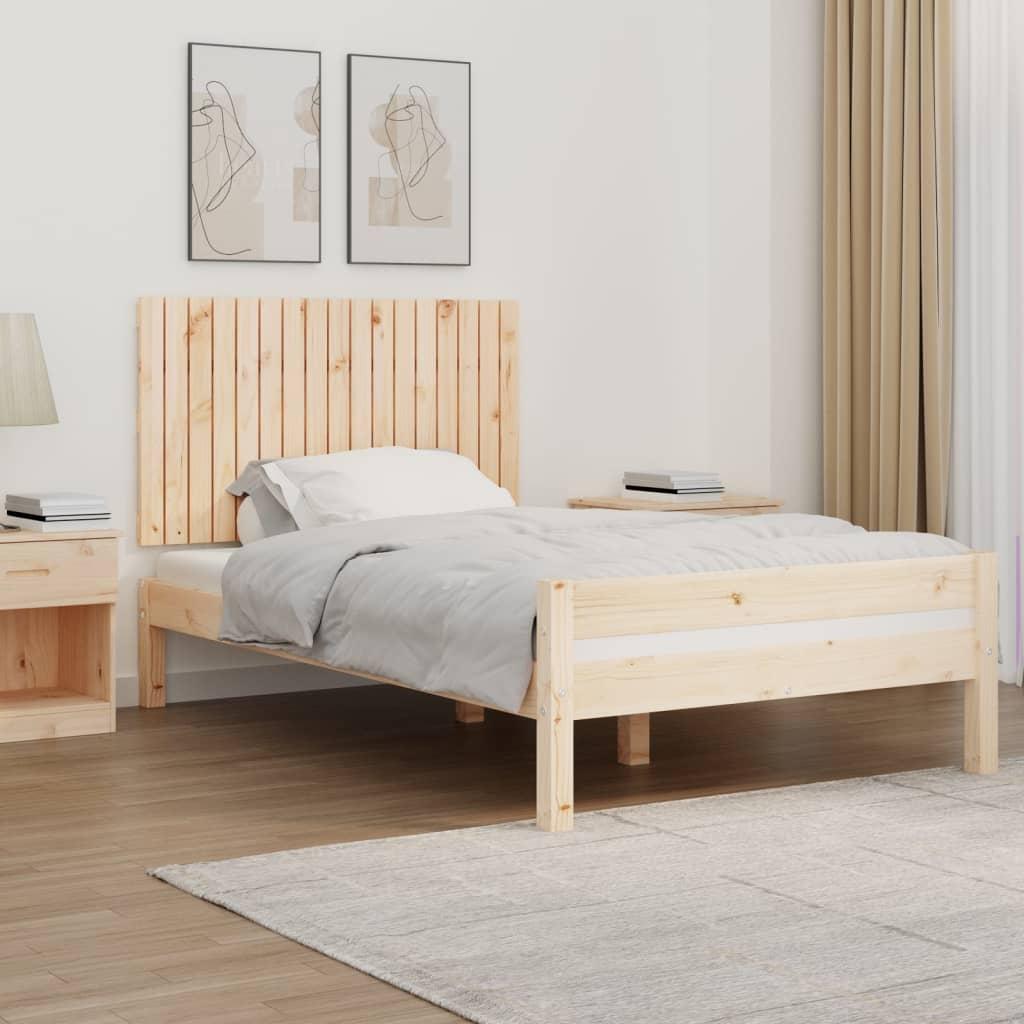 Sengegavl 204X3X60 Cm Massivt Fyrretræ Naturfarvet - 108 x 60 cm