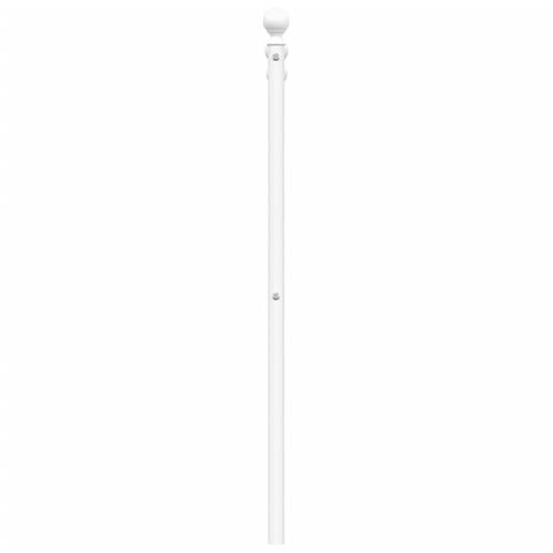 Sengegavl 140 cm metal hvid