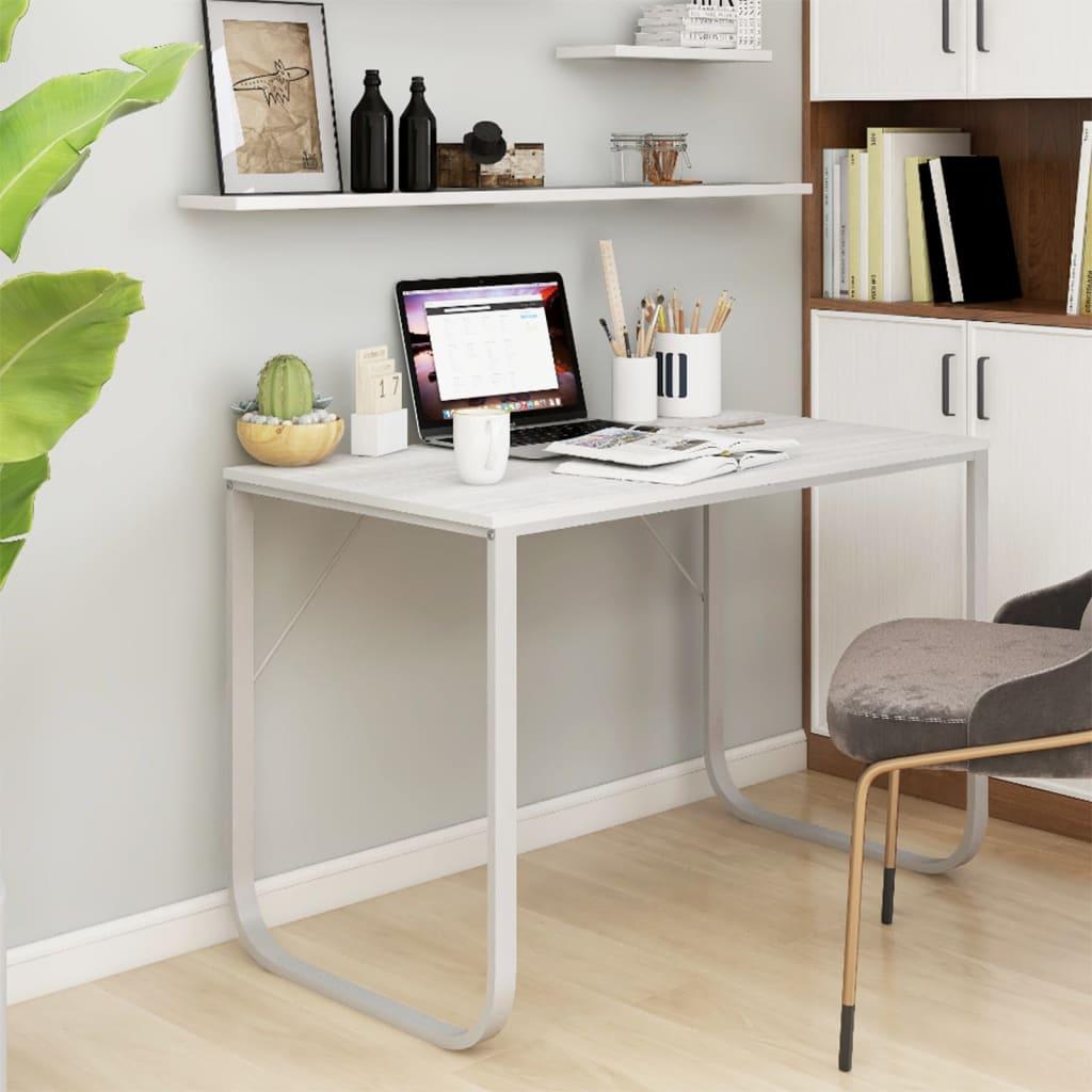 Computerbord / skrivebord 110 x 60 x 73 cm i hvid