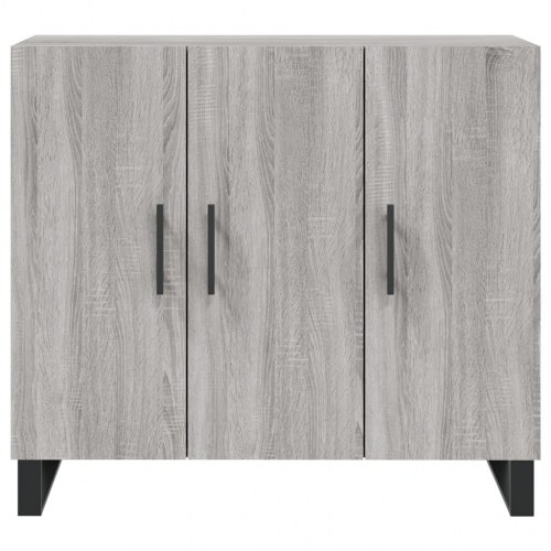 Skænk 90×34×80 cm i konstrueret træ - grå sonoma-eg