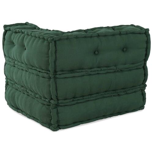 Modulpuf stof 70x70x54 grøn
