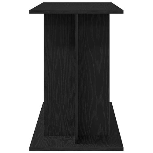 Akvariebord 100x40x60 cm konstrueret træ sort egetræsfarve