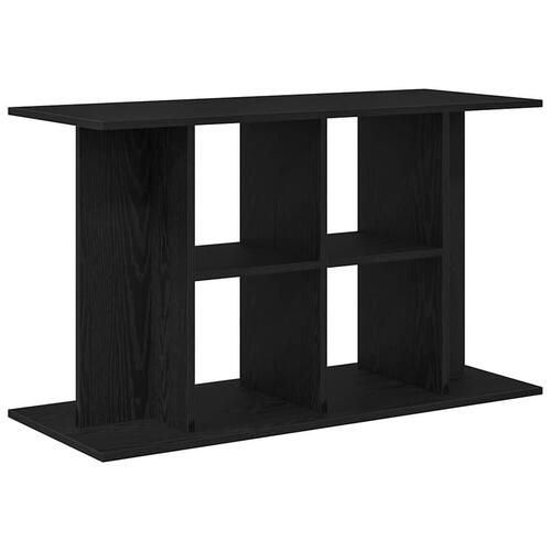 Akvariebord 100x40x60 cm konstrueret træ sort egetræsfarve