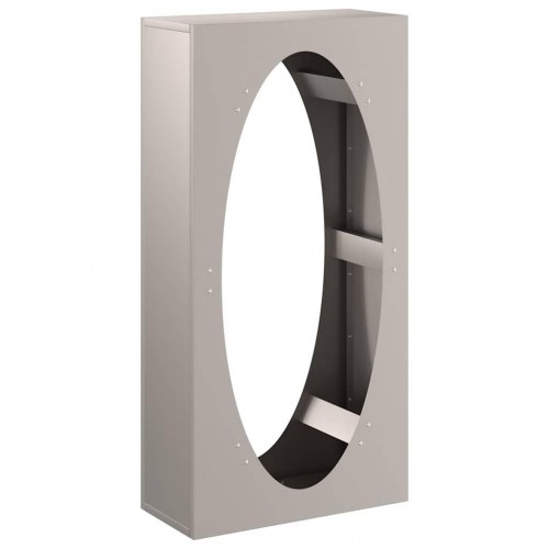 Brændestativ 50x23x100 cm forvitringsstål