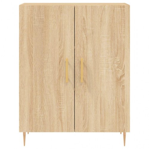 Højskab 69,5x34x180 cm konstrueret træ sonoma-eg