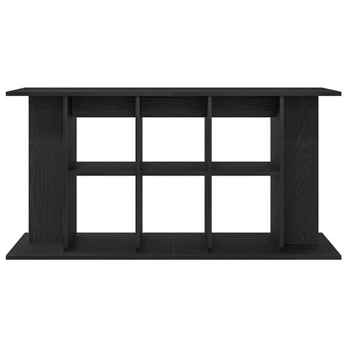Akvariebord 120x40x60 cm konstrueret træ sort egetræsfarve