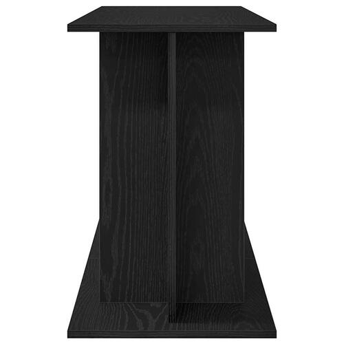 Akvariebord 120x40x60 cm konstrueret træ sort egetræsfarve