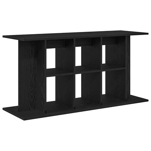 Akvariebord 120x40x60 cm konstrueret træ sort egetræsfarve