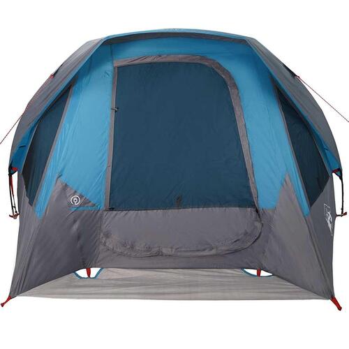 4-personers campingtelt vandafvisende blå