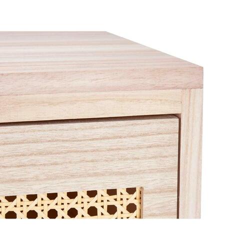 Kommode GiftDecor Rattan Natur 40 x 58 x 29 cm 2 skuffer