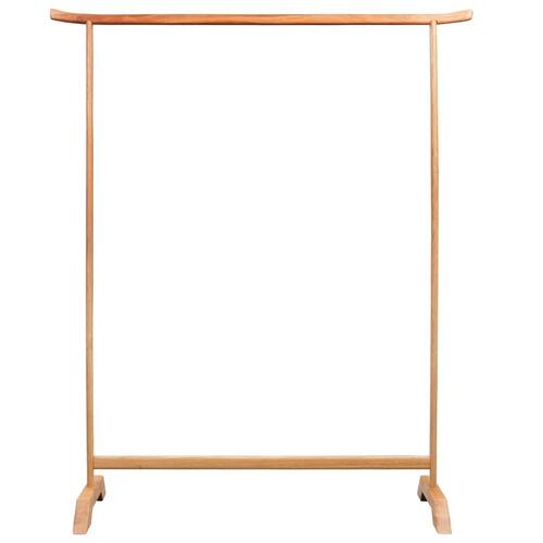 Tøjstativ 125 x 175 cm massivt egetræ