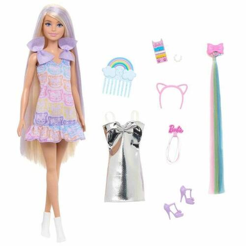 Barbie dukke - multifarvet til kreativ leg (+3 år)