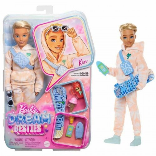 Barbie Ken dukke - artikuleret med tilbehør