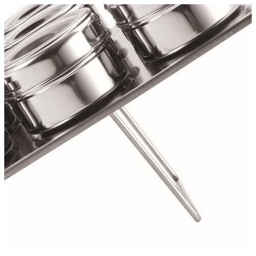 Sæt med magnetiske krydderistativer Masterpro Q2475 50 g (10 enheder) 23 x 23 x 5 cm (10 stk)