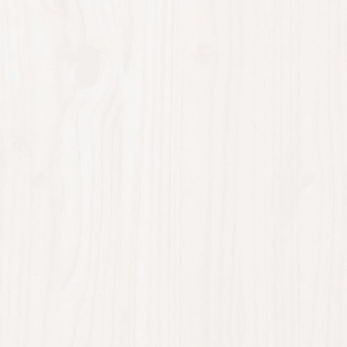 Bordplade 80x40x2,5 cm oval massivt fyrretræ hvid