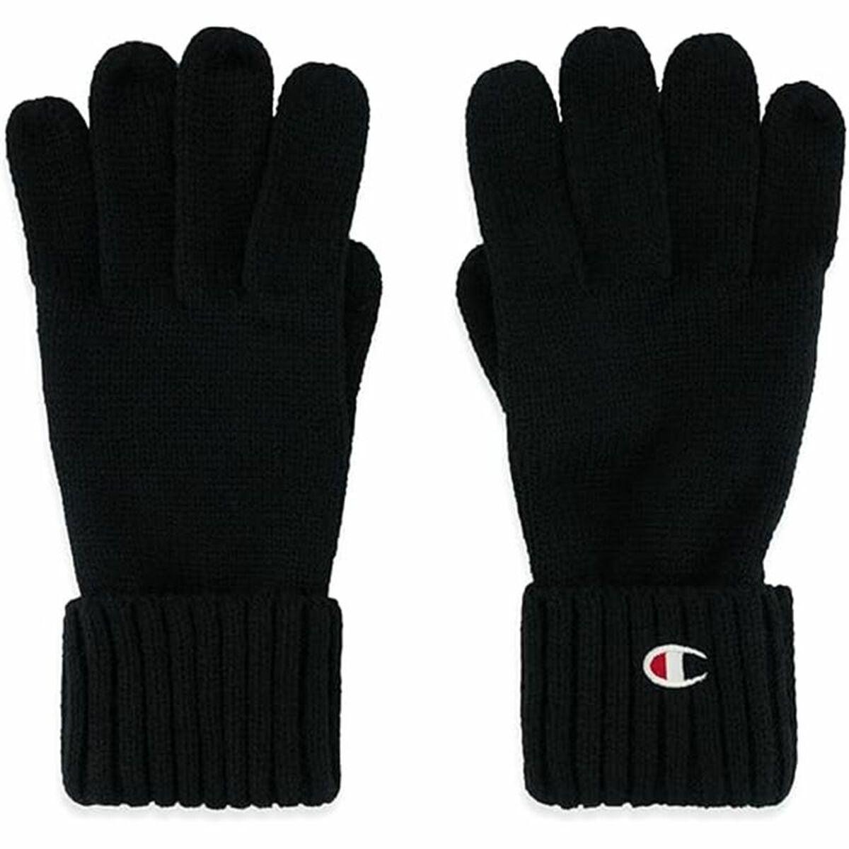 Champion handsker - sort, XL
