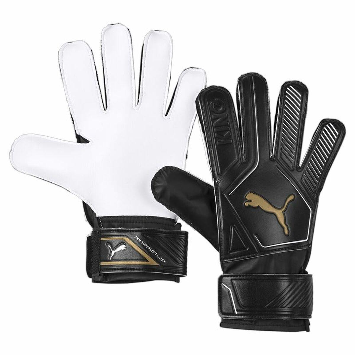 Målmandshandsker til børn Puma King 4 Sort 11