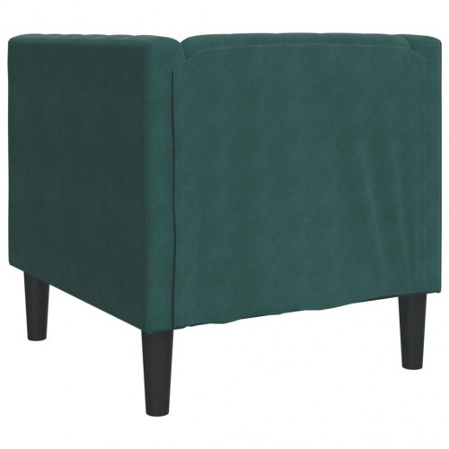 Sofastol i Chesterfield-stil - mørkegrøn