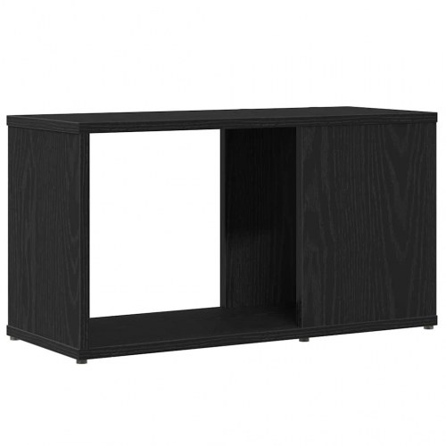 Tv-bord i konstrueret træ 60×24×32 cm - sort egetræsfarve