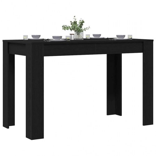 Spisebord 120 x 60 x 76 cm - sort-eg