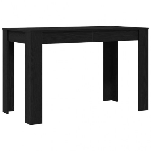 Spisebord 120 x 60 x 76 cm - sort-eg