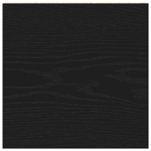 Badeværelsesskab 30 x 30 x 183,5 cm - sort-eg