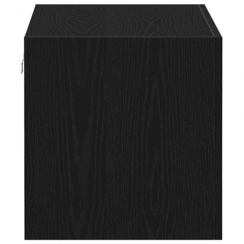 Vægskab 80 x 39 x 40 cm - sort egetræsfarve