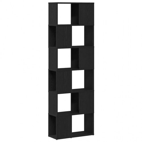 Bogreol/rumdeler 60 × 24 × 186 cm - sort eg