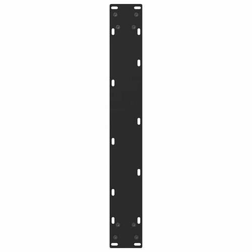 Sofabordben 2 stk. 60x(100-101) cm stål sort