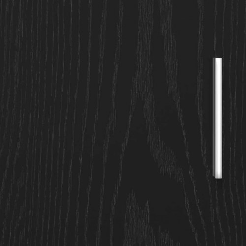 Akvariestativ sort egetræ 101x41x58 cm konstrueret træ