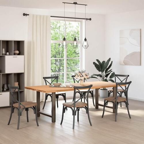 Sofabordben 2 stk. 80x(72-73) cm stål antracitgrå