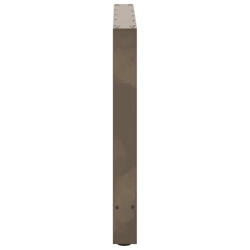 Sofabordben 2 stk. 80x(72-73) cm stål antracitgrå