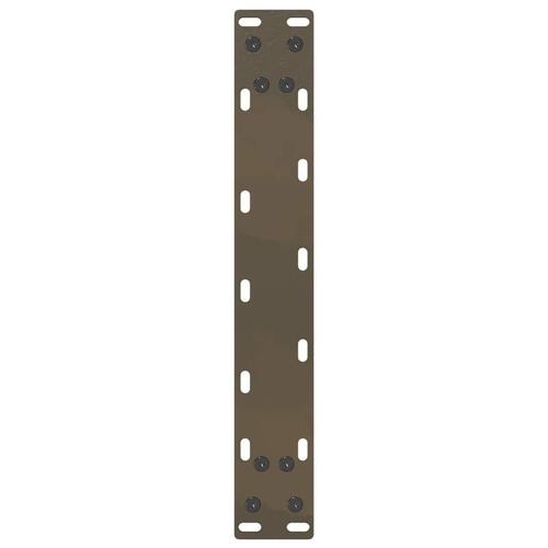 Sofabordben U-formet 2 stk. naturstål 40x(30-31) cm stål