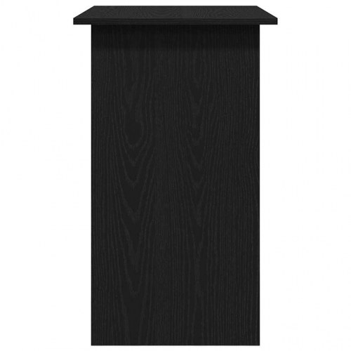 Skrivebord 80 × 45 × 74 cm i konstrueret træ - sort egetræsfarve