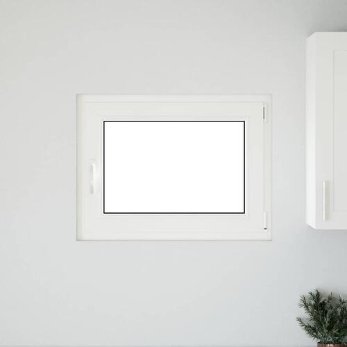 Kældervindue RISOR 80x60 cm Tilt&Drej DIN højre hvid