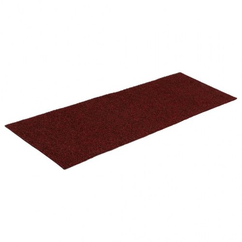 Trappemåtter selvklæbende - 15 stk. 60 × 25 cm, bordeauxrød, rektangulære