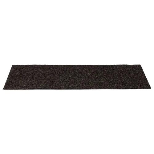 Selvklæbende trappemåtter 15 stk. 60x25 cm rektangulær brun