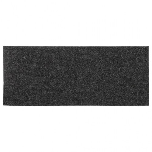 Trappemåtter selvklæbende - 15 stk., 60 × 25 cm, antracit, rektangulære