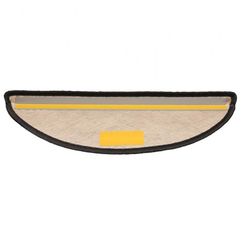 Trappemåtter 30 stk. 56 x 17 x 3 cm sisal-look - antracitgrå