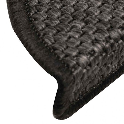 Trappemåtter 30 stk. 56 x 17 x 3 cm sisal-look - antracitgrå