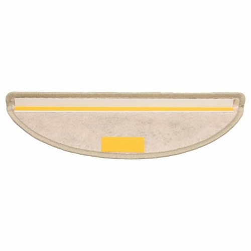 Selvklæbende trappemåtter 30 stk. 56 x 17 x 3 cm sisal-look - lysegrøn