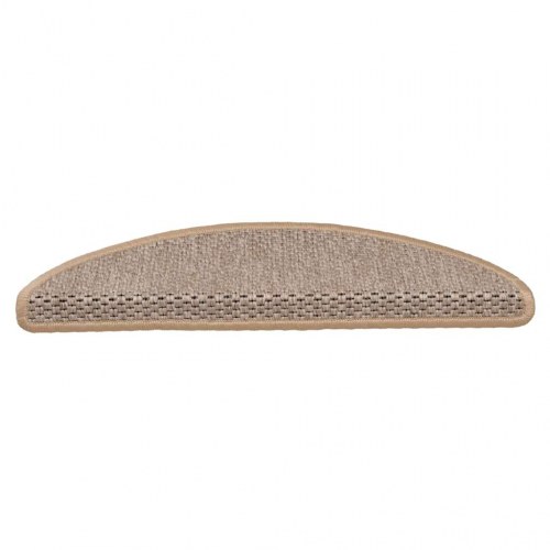 Selvklæbende trappemåtter 30 stk. 56 x 17 x 3 cm - lys beige