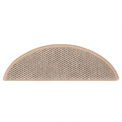 Selvklæbende trappemåtter 30 stk. 56 x 17 x 3 cm - lys beige