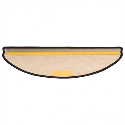 Selvklæbende trappemåtter 30 stk. 65 x 21 x 4 cm sisal-look - antracitgrå