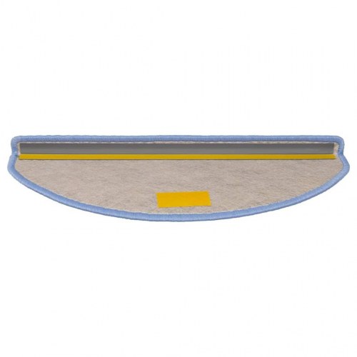 Selvklæbende trappemåtter 30 stk. 65 x 21 x 4 cm - blå