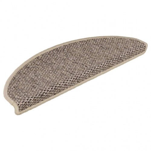 Selvklæbende trappemåtter 30 stk. 65 x 21 x 4 cm i sisal-look