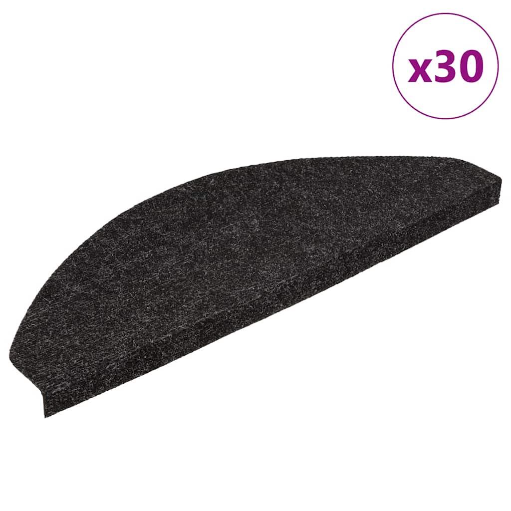 Selvklæbende Trappemåtter - 30 / Antracitgrå / 65 x 22.5 x 3.5 cm