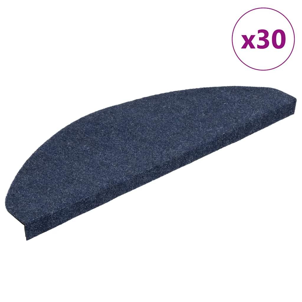 Selvklæbende Trappemåtter - 30 / Blå / 65 x 22.5 x 3.5 cm